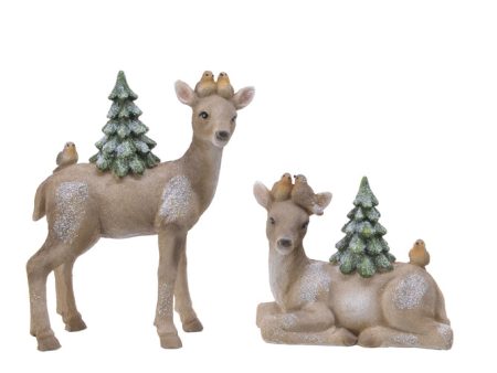 Deer With Birds & Tree Online now