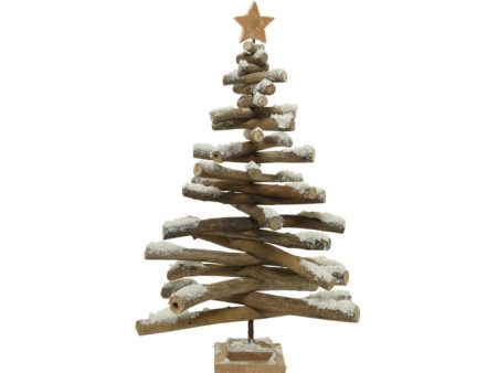 Pinewood Glitter Tree 62cm Fashion