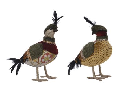 Velvet Christmas Bird Fashion