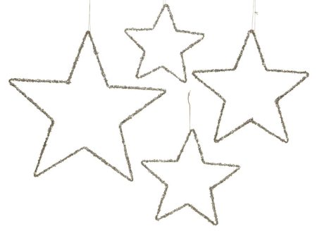 Set of 4 Spangled Stars Hot on Sale