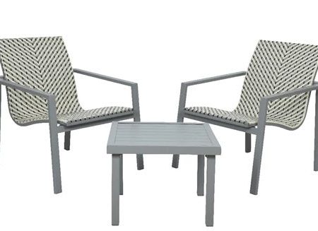 Quebec Lounge Set - Grey Online