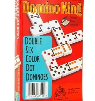 Dominoes Double Six Colour Dots Supply