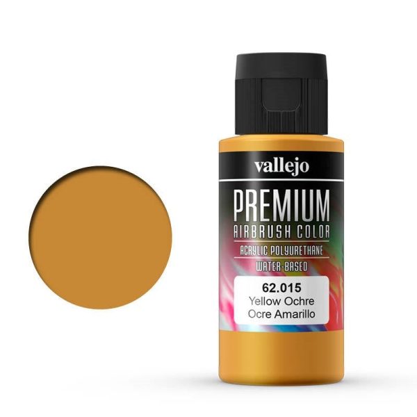 62015 Premium Colour Yellow Ochre 60 ml Acrylic Airbrush Paint Fashion