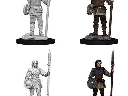 WizKids Deep Cuts Unpainted Miniatures Guards on Sale