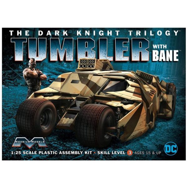 967 1 25 Dark Knight Armored Tumbler w  Bane Plastic Model Kit Online Hot Sale