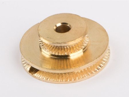 01637 Twin Groovedpulley 25 Mm. Polishedbrass Discount