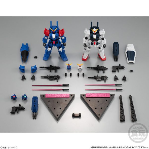 MOBILE SUIT GUNDAM GFRAME EX04 BLUE DESTINY UNIT 2 and BLUE DESTINY UNIT 3 W O GUM For Sale