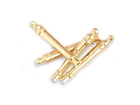 8639 Cannon 6mm x 35mm Brass Wooden Ship Accessory Online now