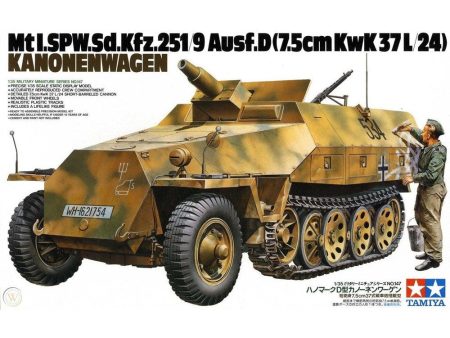 1 35 Mtl.SPW.Sd.Kfz.251 9 Ausf.D 7.5cm Kwk 37L 24 Kanonenwagen Online Hot Sale