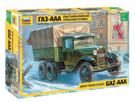 1 35 Soviet Truck (3Axle) GAZAAA  Plastic Model Kit Fashion