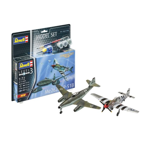 1 72 Me262 & P51B Combat Set  Model Set Online now