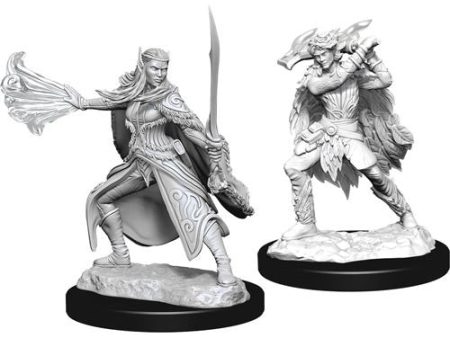 D&D Nolzurs Marvelous Unpainted Miniatures: Winter Eladrin and Spring Eladrin Hot on Sale