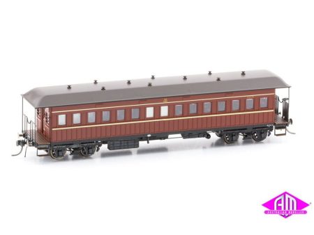 HO NSWGR End Platform Set 94A Indian Red Mansard Roof Supply