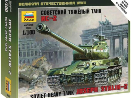 1 100 Soviet Heavy Tank Joseph IS2 Stalin2  Plastic Model Kit For Cheap