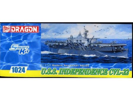 1024 1 350 U.S.S. Independence CVL22 Plastic Model Kit on Sale