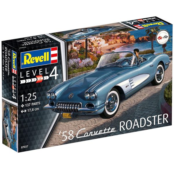 1 25 1958 Corvette Roadster Fashion