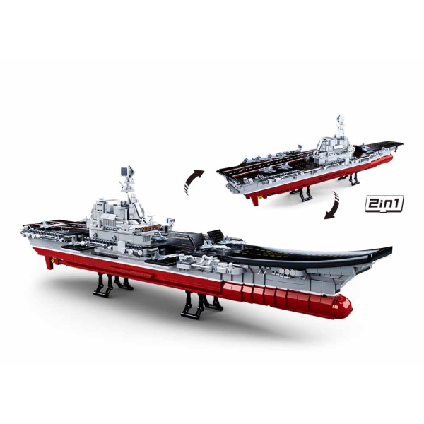 1450 1633pc Model Bricks Aircraft Carrier Online now