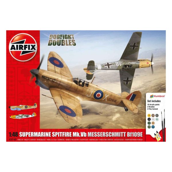 1 48 Supermarine Spitfire Mk.Vb and Messerschmitt Bf190E Gift Set For Cheap