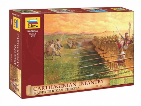 1 72 Carthaginian Infantry (IIII BC)  Plastic Model Kit Online now