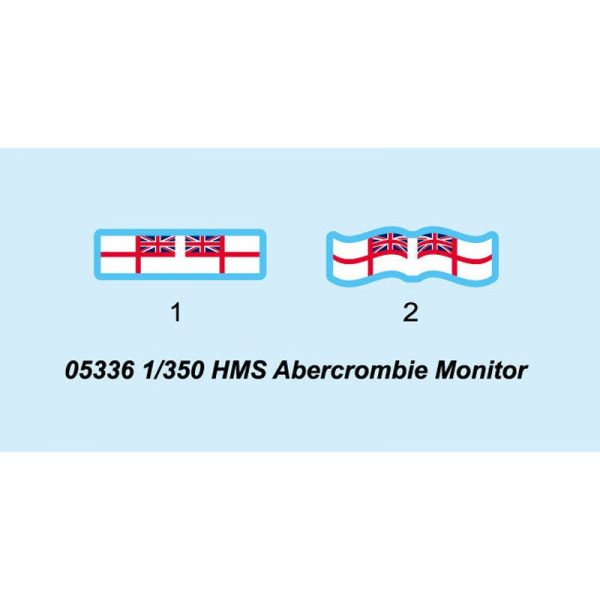 05336 1 350 HMS Abercrombie Monitor Plastic Model Kit Online Hot Sale