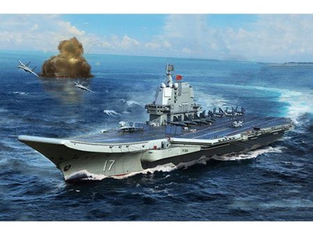 06725 1 700 PLA Navy Type 002 Aircraft Carrier Plastic Model Kit For Cheap