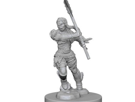 Pathfinder Deep Cuts Unpainted Miniatures Female HalfOrc Barbarian Discount