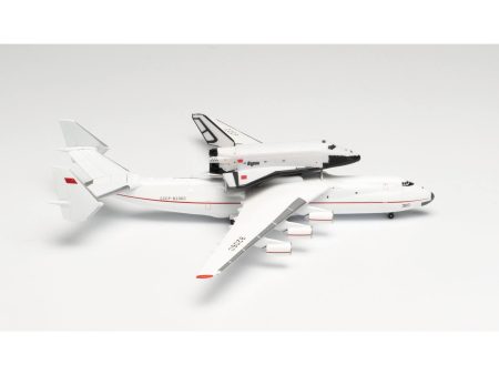 1 400 Antonov AN225 Mriya and RKK Energiya Buran Space Orbiter OK1.01 Set For Sale