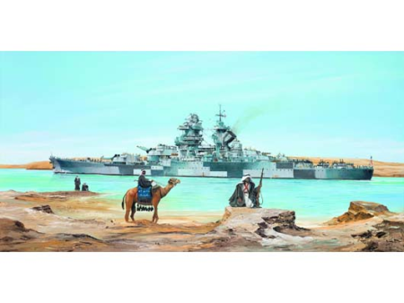 05311 1 350 French Battleship Richelieu Plastic Model Kit Supply