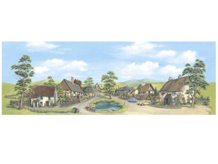 OO Village With Pond Hot on Sale