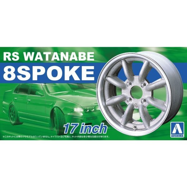 1 24 RS WATANABE 8SPOKE 17 on Sale