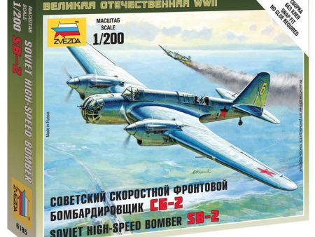 1 200 Soviet HighSpeed Bomber SB2  Plastic Model Kit Online Hot Sale