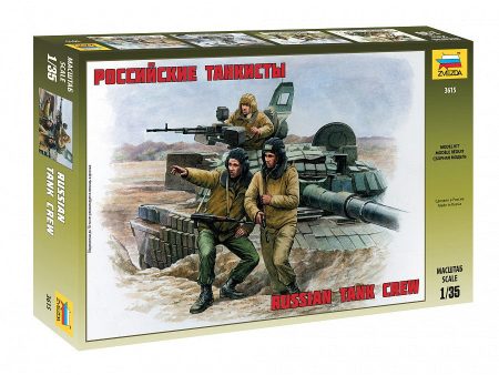 1 35 Russian Tank Crew  Plastic Model Kit For Discount