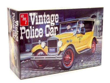 1182 1 25 1927 Ford T Vintage Police Car Plastic Model Kit Fashion