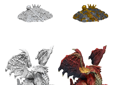 D&D Nolzurs Marvelous Unpainted Miniatures: Red Dragon Wyrmling Online Hot Sale