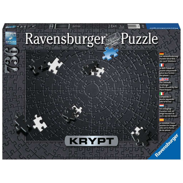 736pc KRYPT Black Puzzle on Sale