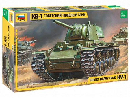 1 35 Soviet Heavy Tank KV1  Plastic Model Kit Fashion