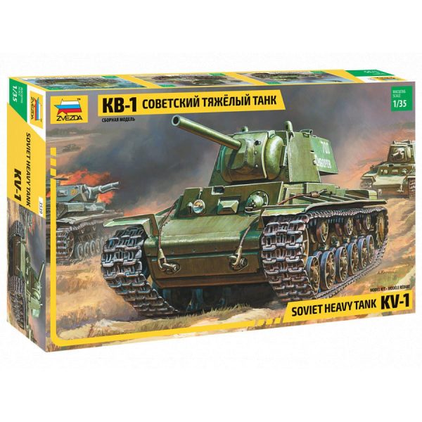 1 35 Soviet Heavy Tank KV1  Plastic Model Kit Fashion