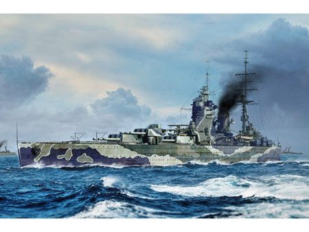 06718 1 700 HMS Rodney Plastic Model Kit For Sale