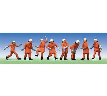 HO Firemen (Orange Uniform) Fashion