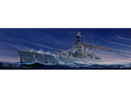 05302 1 350 HMS Hood Plastic Model Kit Hot on Sale