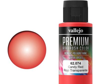 62074 Premium Colour Candy Red 60 ml Acrylic Airbrush Paint Supply