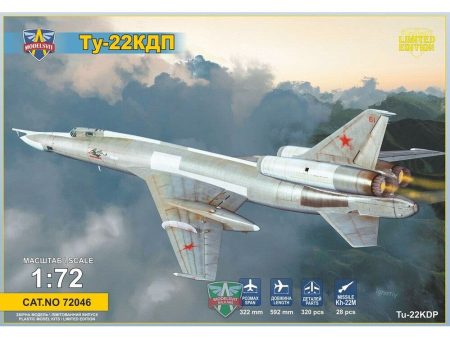 ModelSvit 72046 1 72 Tupolev Tu22KDP Antiradar missile carrier Plastic Model Kit Online now