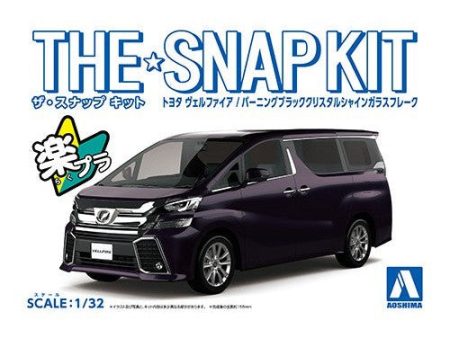 1 32 SNAP TOYOTA VELLFIRE (Burning Black Crystal Shine Glass Flake) Cheap