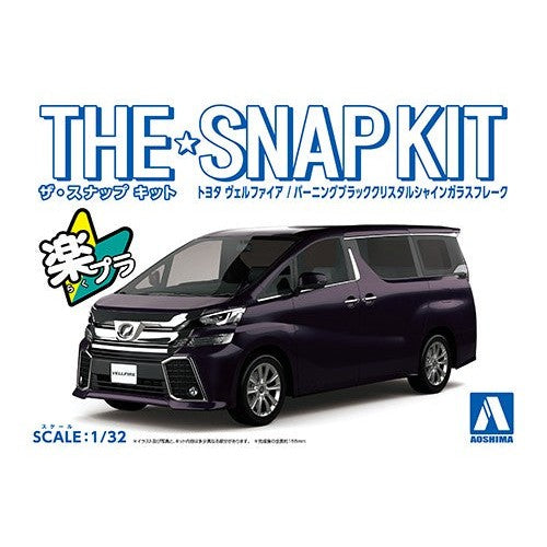 1 32 SNAP TOYOTA VELLFIRE (Burning Black Crystal Shine Glass Flake) Cheap