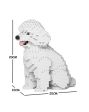 Toy Poodle 2 Sitting White Online Sale